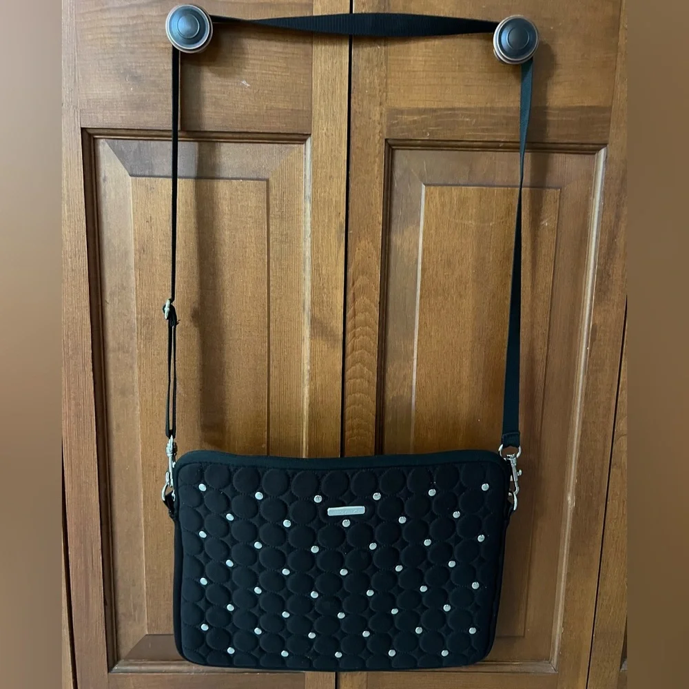Rebecca Minkoff Black Quilted Computer Bag